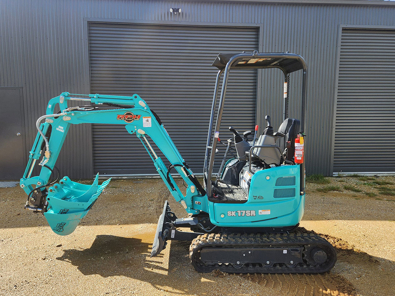 Kobelco excavator equipment hire in wynyard